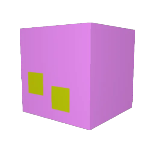 nclo Minecraft avatar head, 3D render