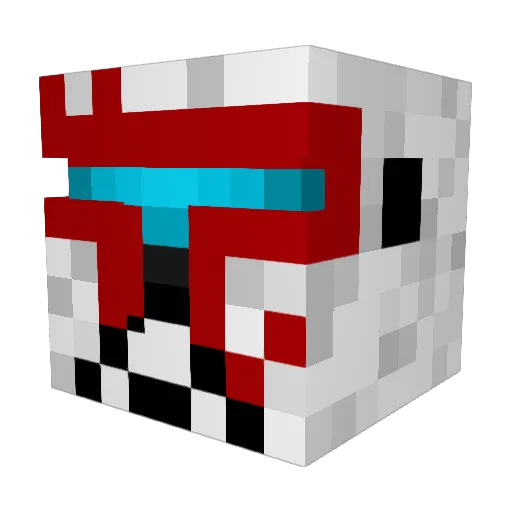 ncrobroy Minecraft avatar head, 3D render