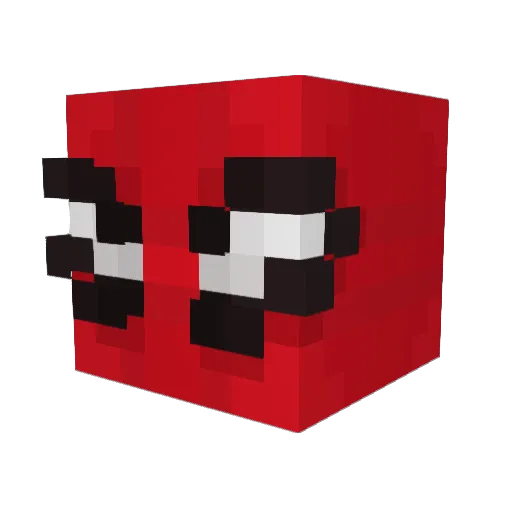 ndforce_ Minecraft avatar head, 3D render