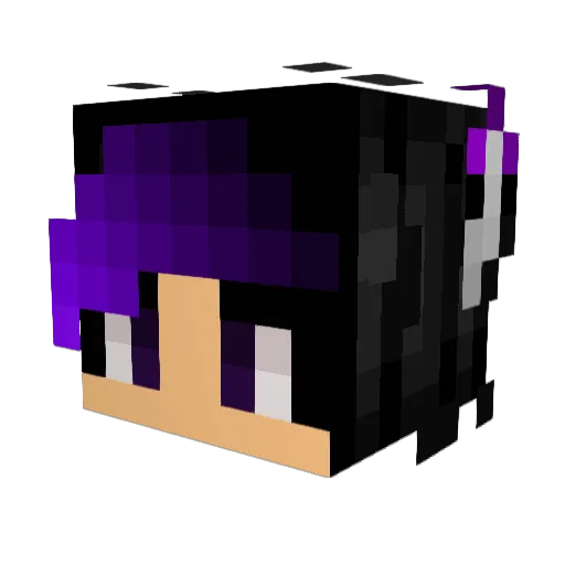ndgrf Minecraft avatar head, 3D render