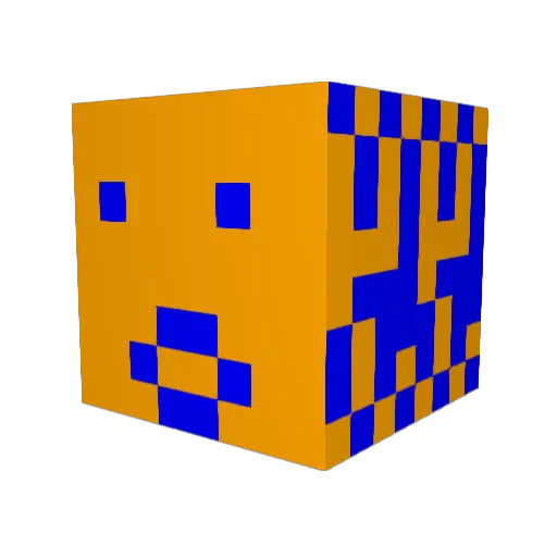 ndhdhd Minecraft avatar head, 3D render