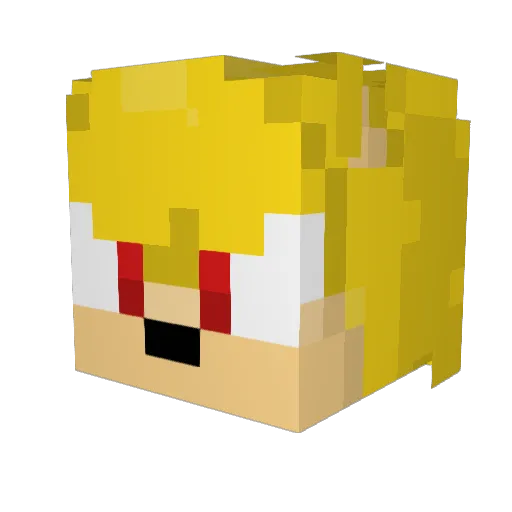 ndrizzy Minecraft avatar head, 3D render