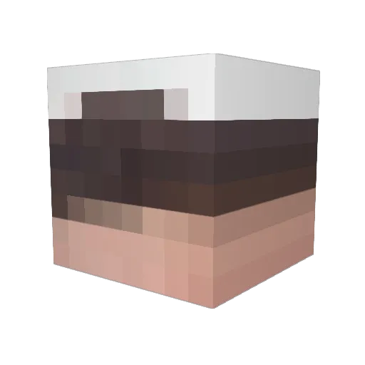 nduronio Minecraft avatar head, 3D render