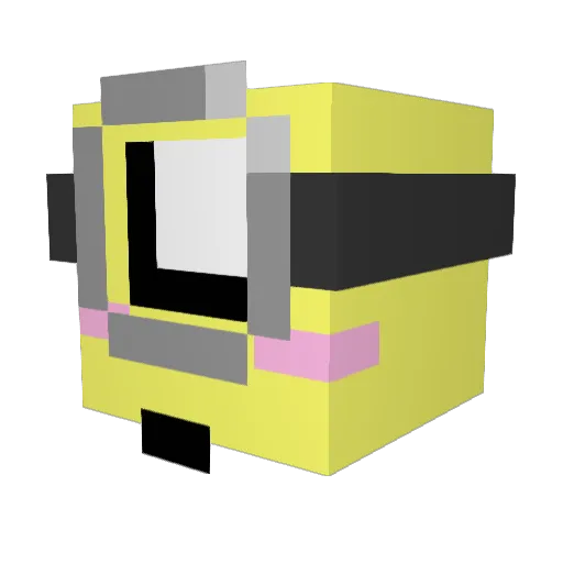 ne_ne_killua Minecraft avatar head, 3D render