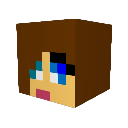 neary6 Minecraft avatar head, 3D render