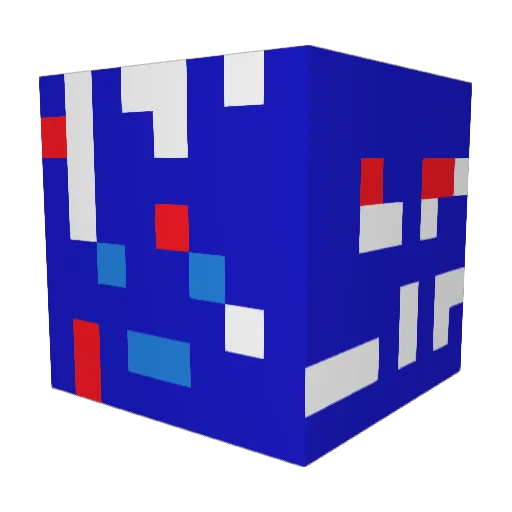 neassa Minecraft avatar head, 3D render