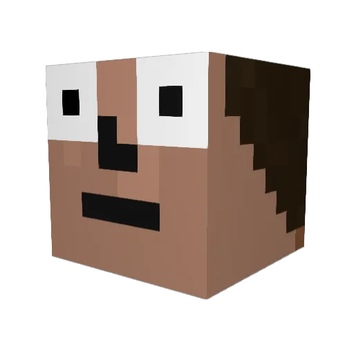 neatherch33s3 Minecraft avatar head, 3D render