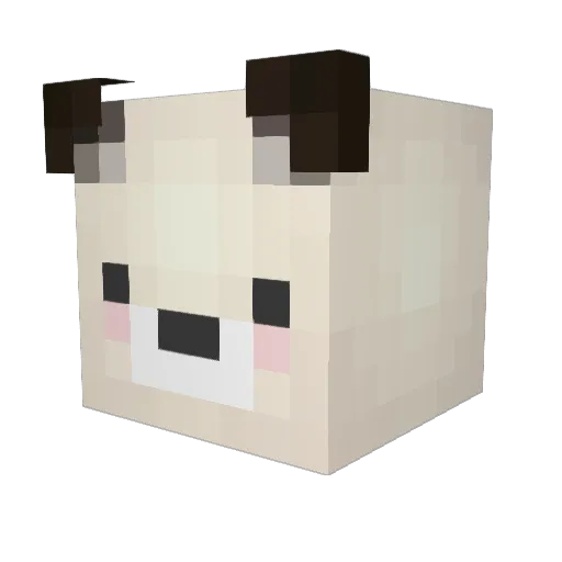 neb112 Minecraft avatar head, 3D render