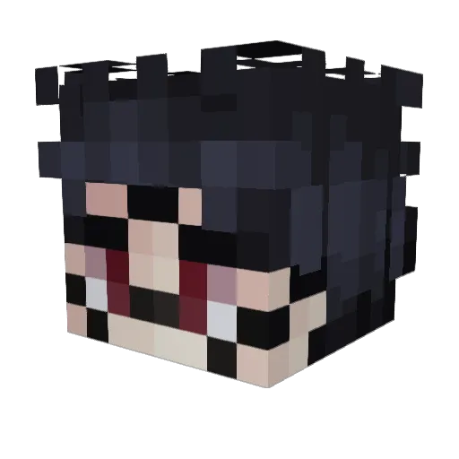 neb6676767 Minecraft avatar head, 3D render