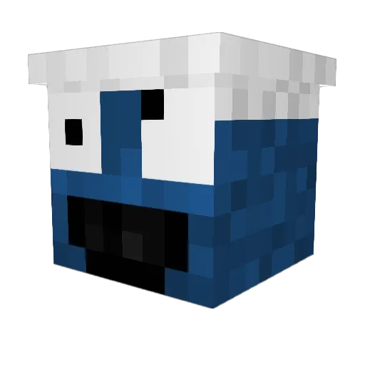 nebben69 Minecraft avatar head, 3D render