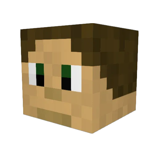 nebelwerfer59 Minecraft avatar head, 3D render