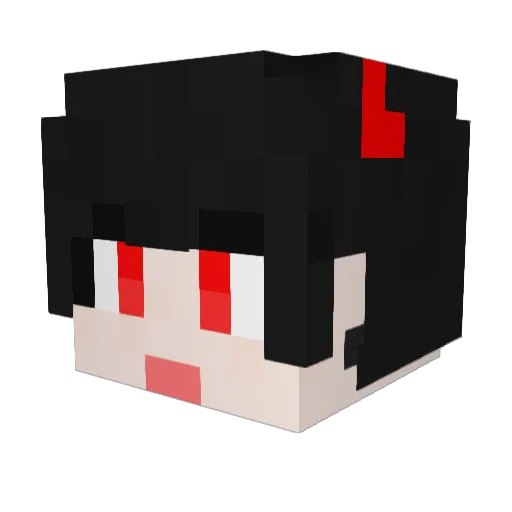 nebeul_85 Minecraft avatar head, 3D render