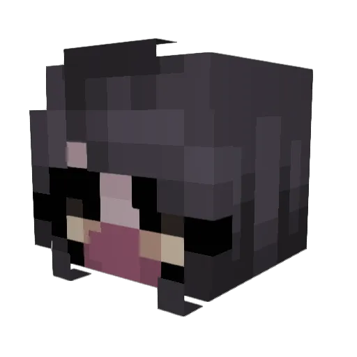 neblinaa Minecraft avatar head, 3D render
