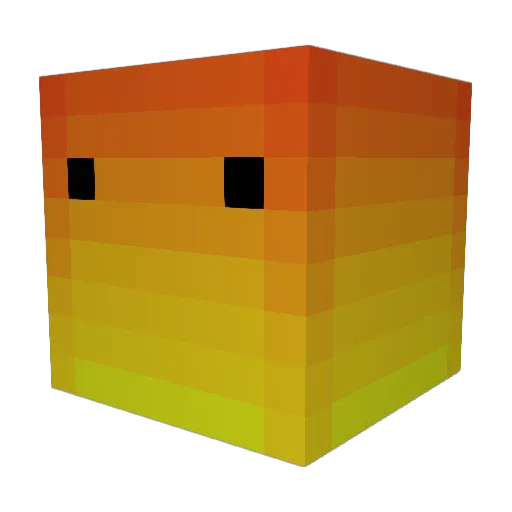 nebsplays Minecraft avatar head, 3D render