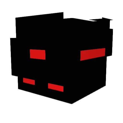 nebul1zed Minecraft avatar head, 3D render
