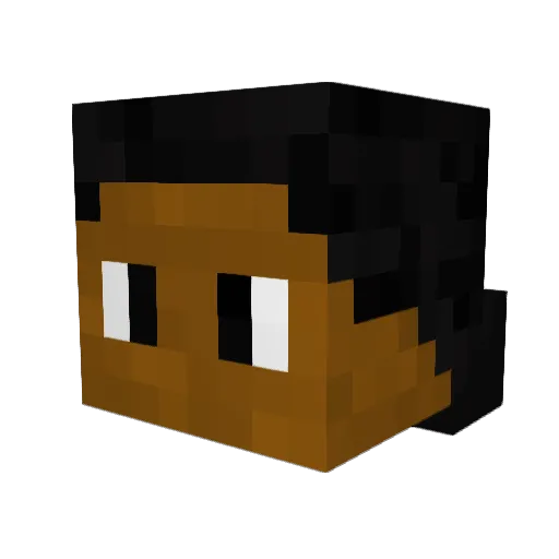 nebula_blade Minecraft avatar head, 3D render