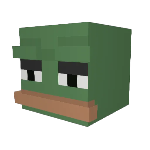neburiov Minecraft avatar head, 3D render