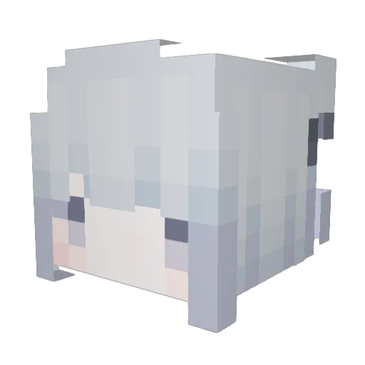 nebusoku_ Minecraft avatar head, 3D render