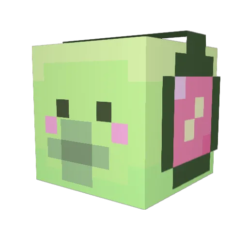 nebyeole Minecraft avatar head, 3D render