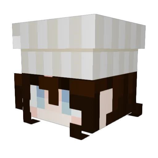 neca__ Minecraft avatar head, 3D render