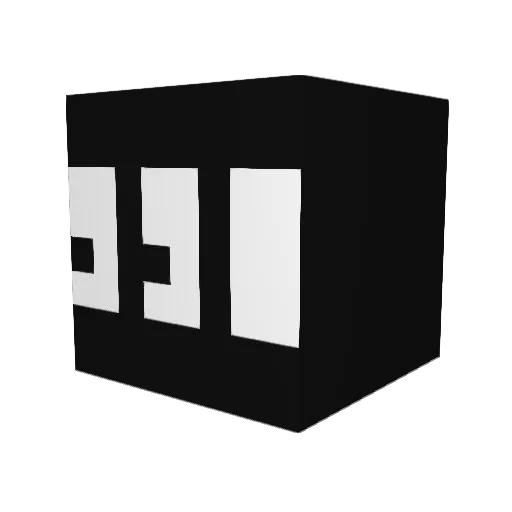 necdeet990 Minecraft avatar head, 3D render