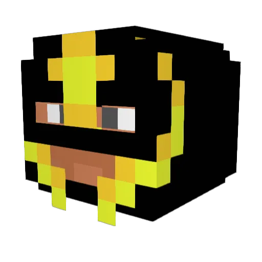 necdetolablr Minecraft avatar head, 3D render