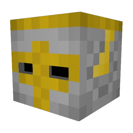 neckwings Minecraft avatar head, 3D render