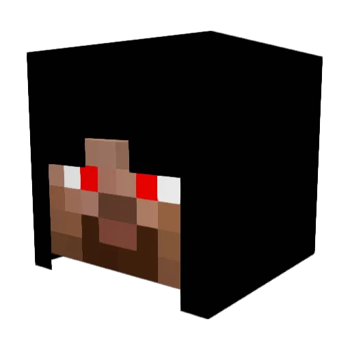 necro54321 Minecraft avatar head, 3D render