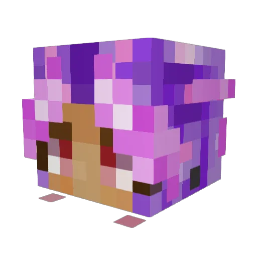 necrosis_avi Minecraft avatar head, 3D render