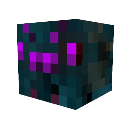 necross_demon Minecraft avatar head, 3D render