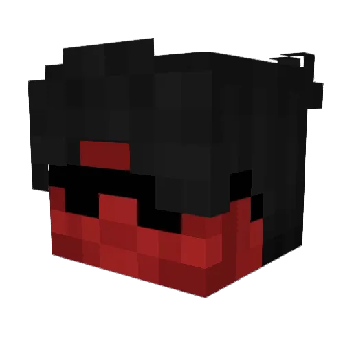 nectrus Minecraft avatar head, 3D render