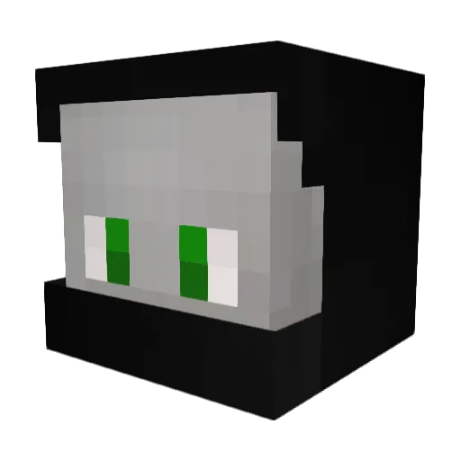 nedelcev Minecraft avatar head, 3D render
