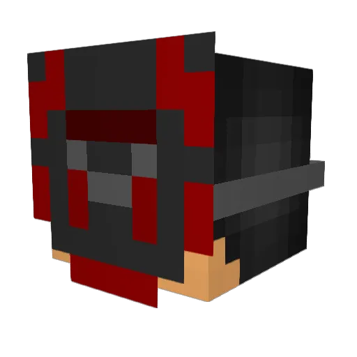 nedraxo Minecraft avatar head, 3D render