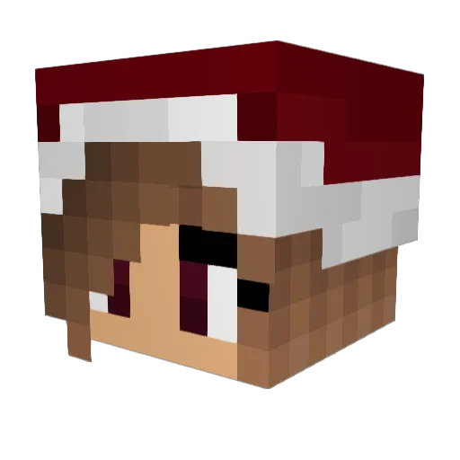needle_edible Minecraft avatar head, 3D render