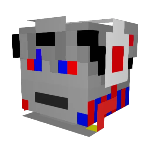 needless123 Minecraft avatar head, 3D render