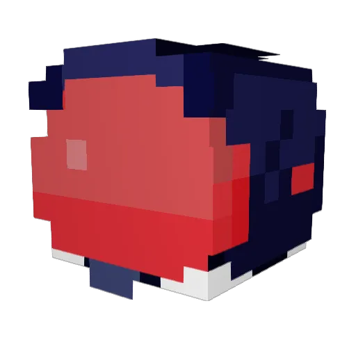 needlexd Minecraft avatar head, 3D render