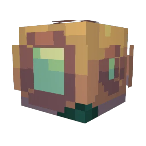 neep0 Minecraft avatar head, 3D render