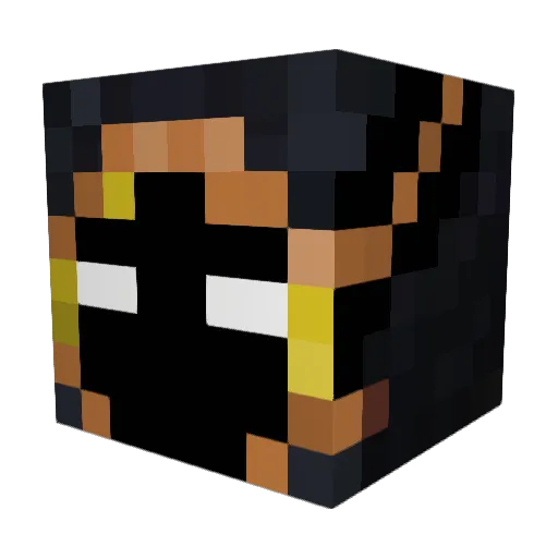 neery22 Minecraft avatar head, 3D render