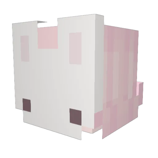 neetch_ Minecraft avatar head, 3D render