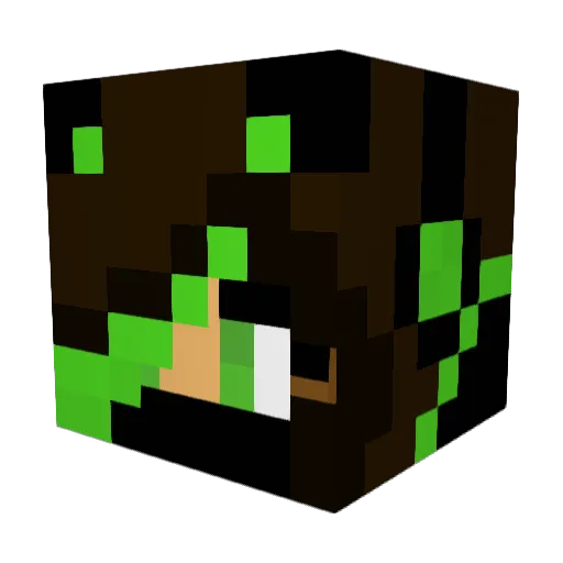 neevienoo Minecraft avatar head, 3D render