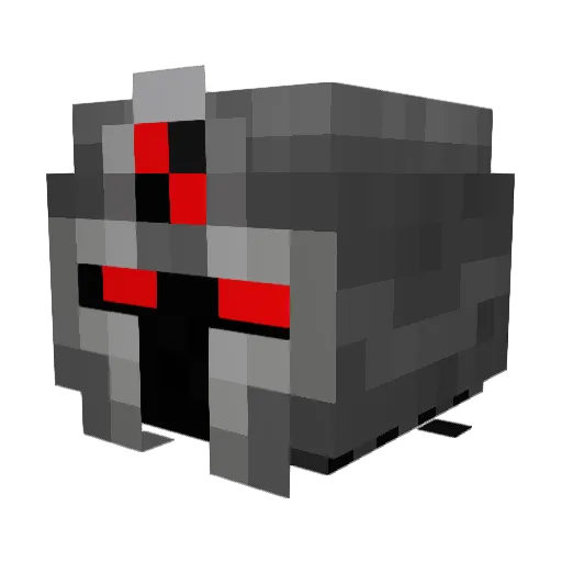 nefaoli Minecraft avatar head, 3D render