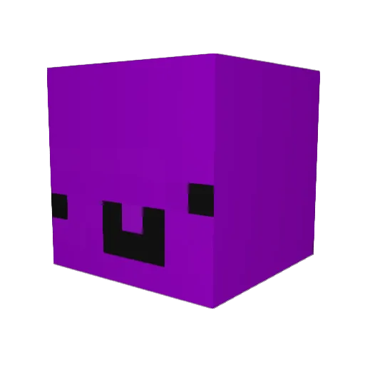 nefelmao Minecraft avatar head, 3D render