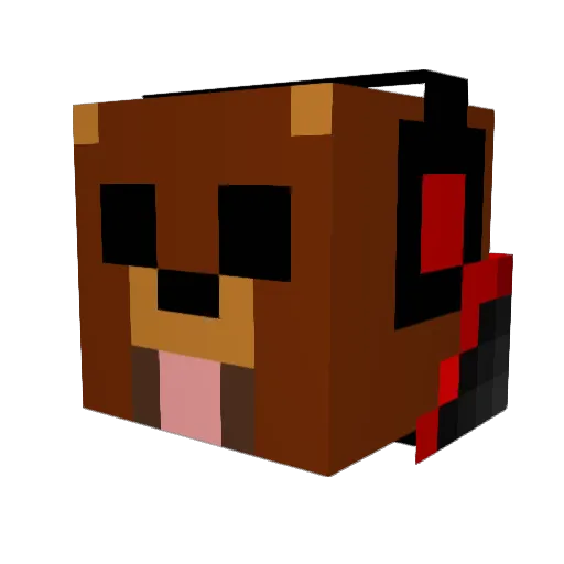 nefercito05 Minecraft avatar head, 3D render