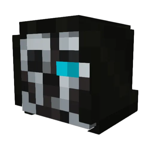 nefetuj Minecraft avatar head, 3D render