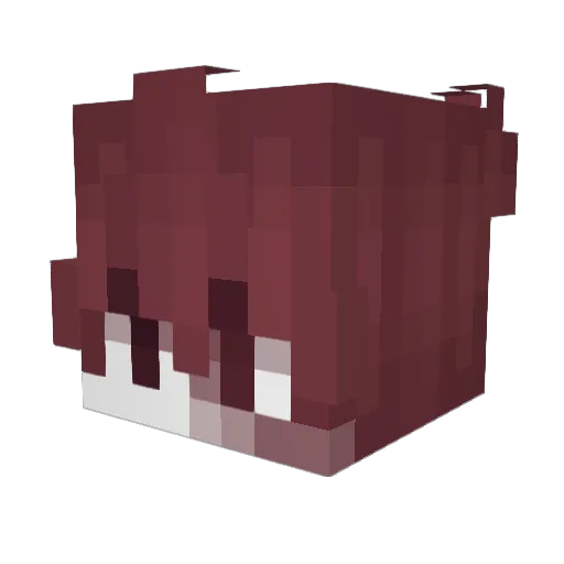 neff1chL Minecraft avatar head, 3D render