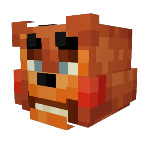 negamaster69 Minecraft avatar head, 3D render