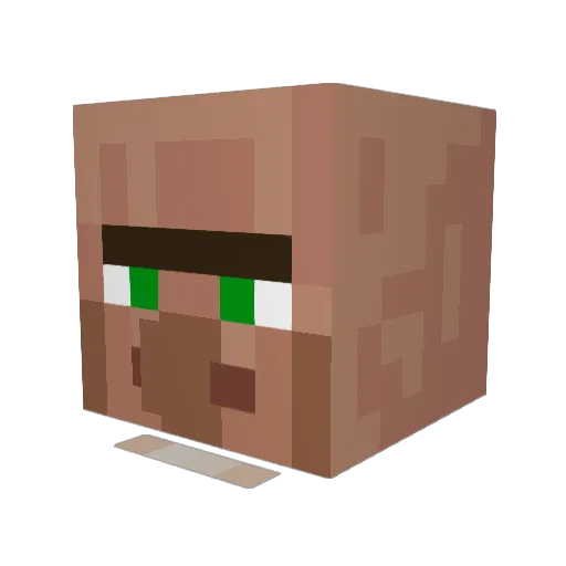 negaming10077 Minecraft avatar head, 3D render