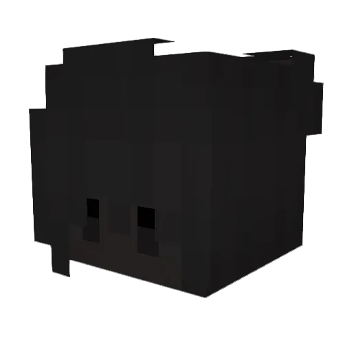neic Minecraft avatar head, 3D render