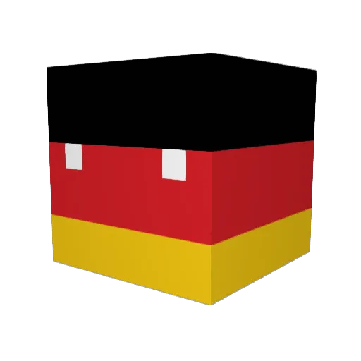 neieder Minecraft avatar head, 3D render