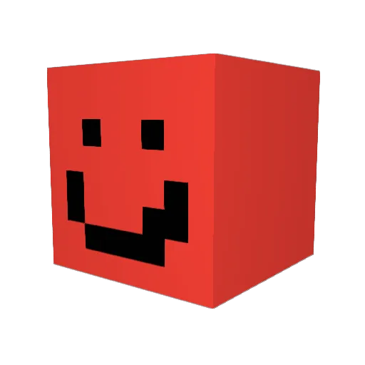 neilometer Minecraft avatar head, 3D render